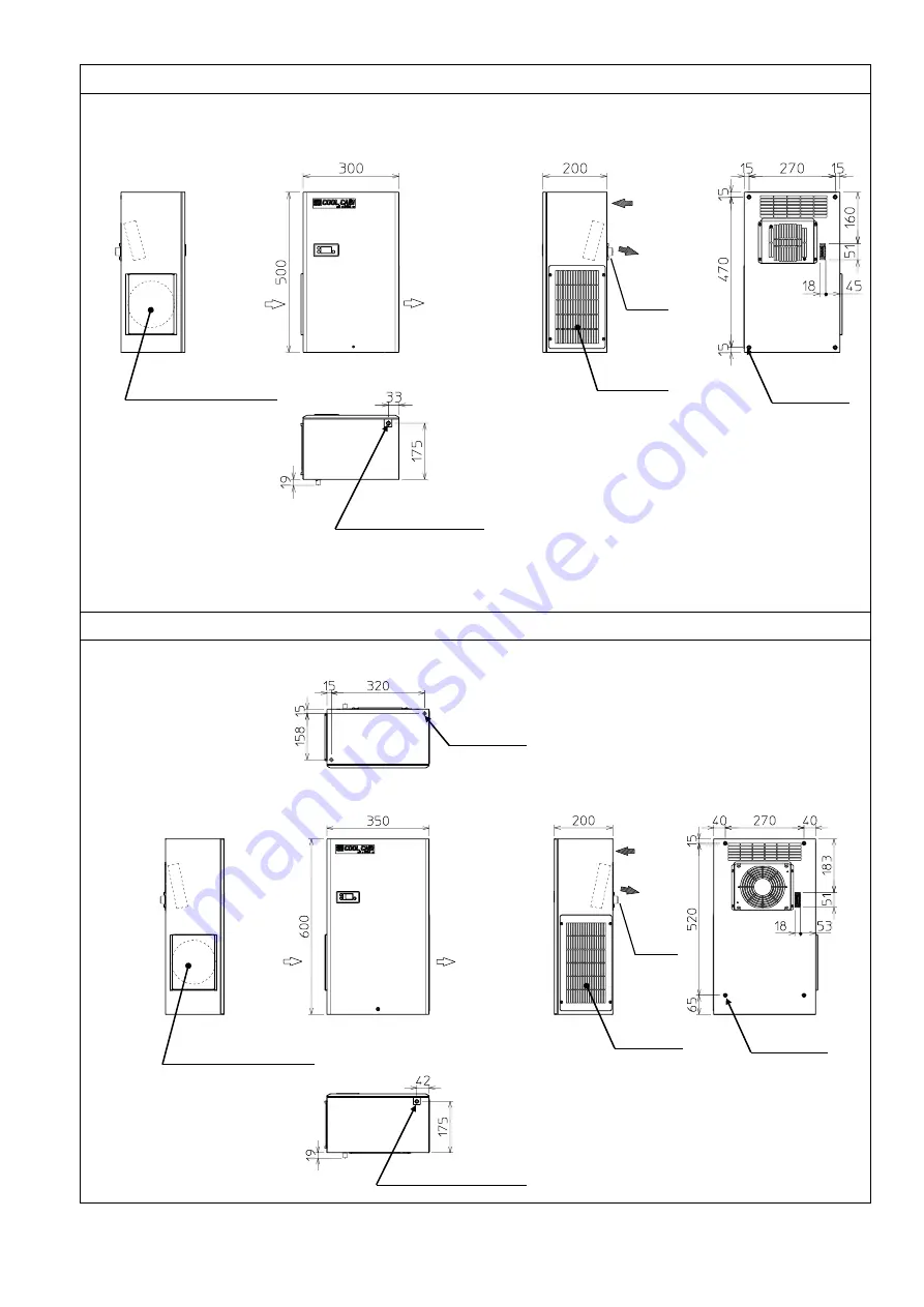 OHM ELECTRIC Cool Cabi OCA-S350BCD-A200 Instruction Manual Download Page 22