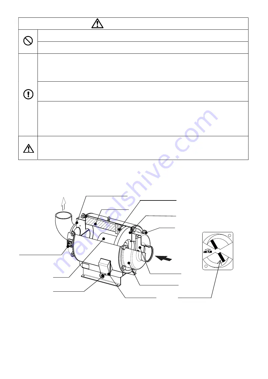 OHM ELECTRIC MIST CATCH OMC-F105A Instruction Manual Download Page 5