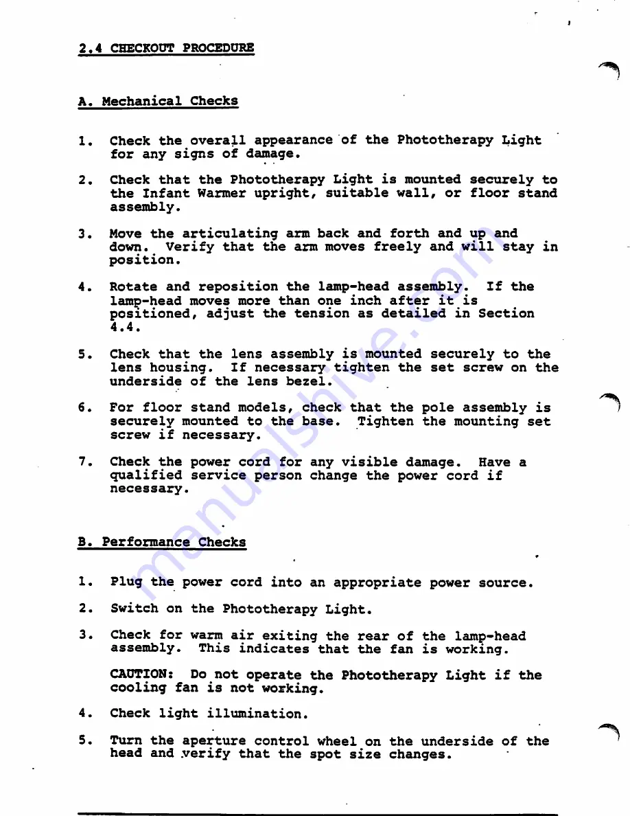 Ohmeda light II Operation & Maintenance Manual Download Page 11