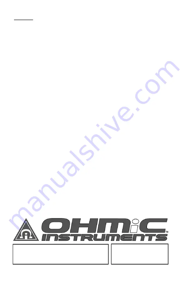 Ohmic instruments DPSC-35XR Manual Download Page 15