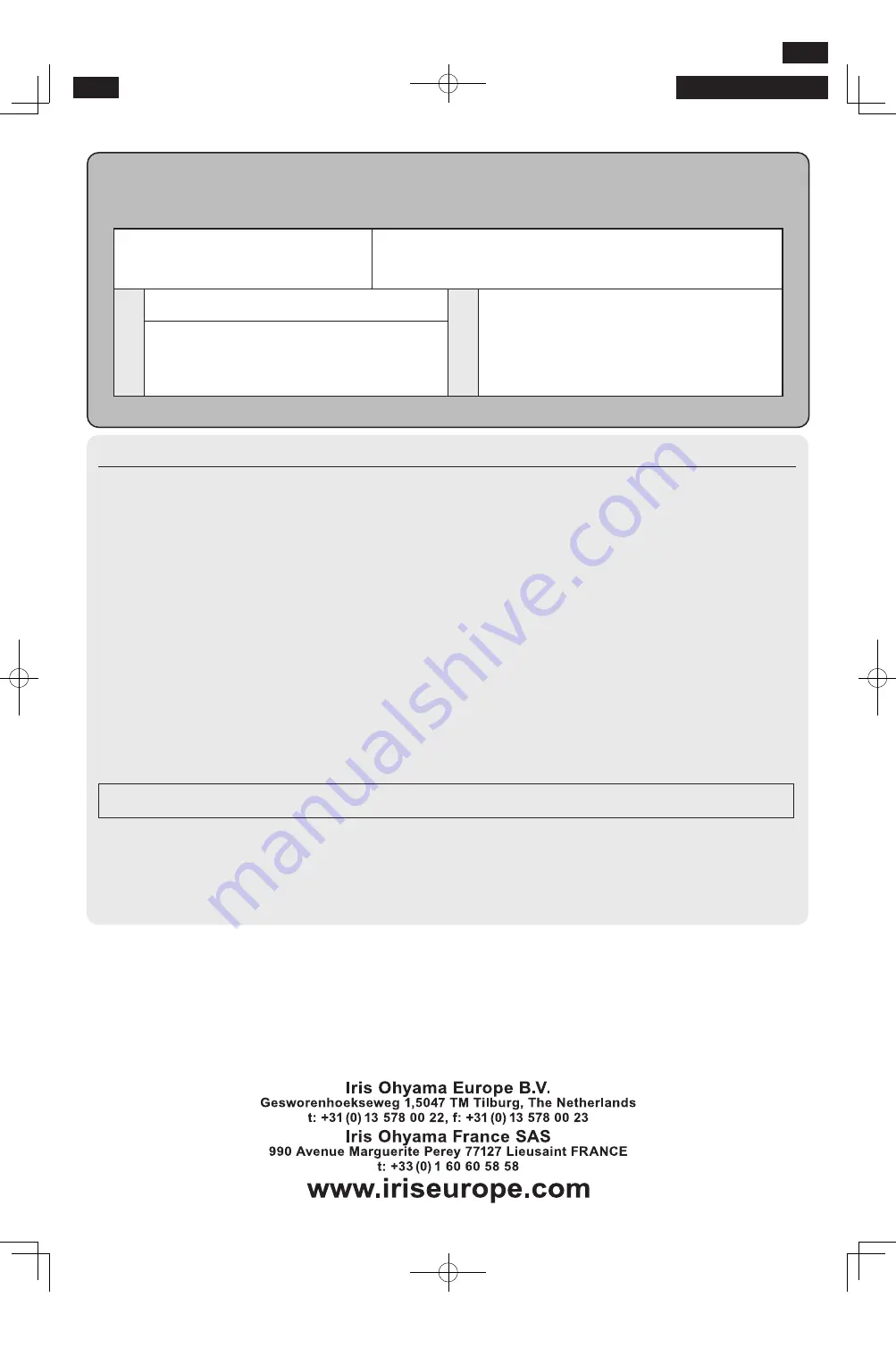 Ohyama IC-FAC2 User Manual Download Page 60