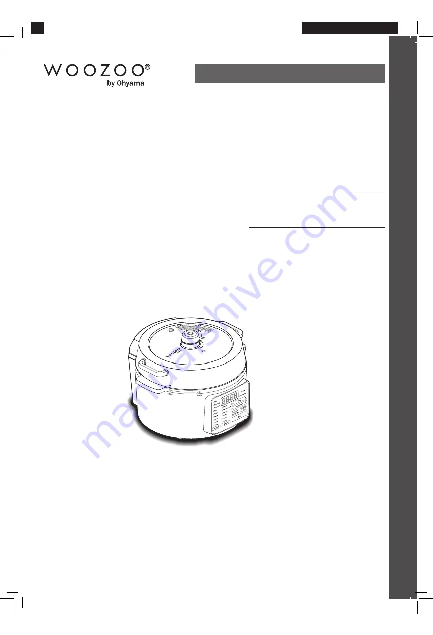 Ohyama Woozoo PC-MA3 User Manual Download Page 1