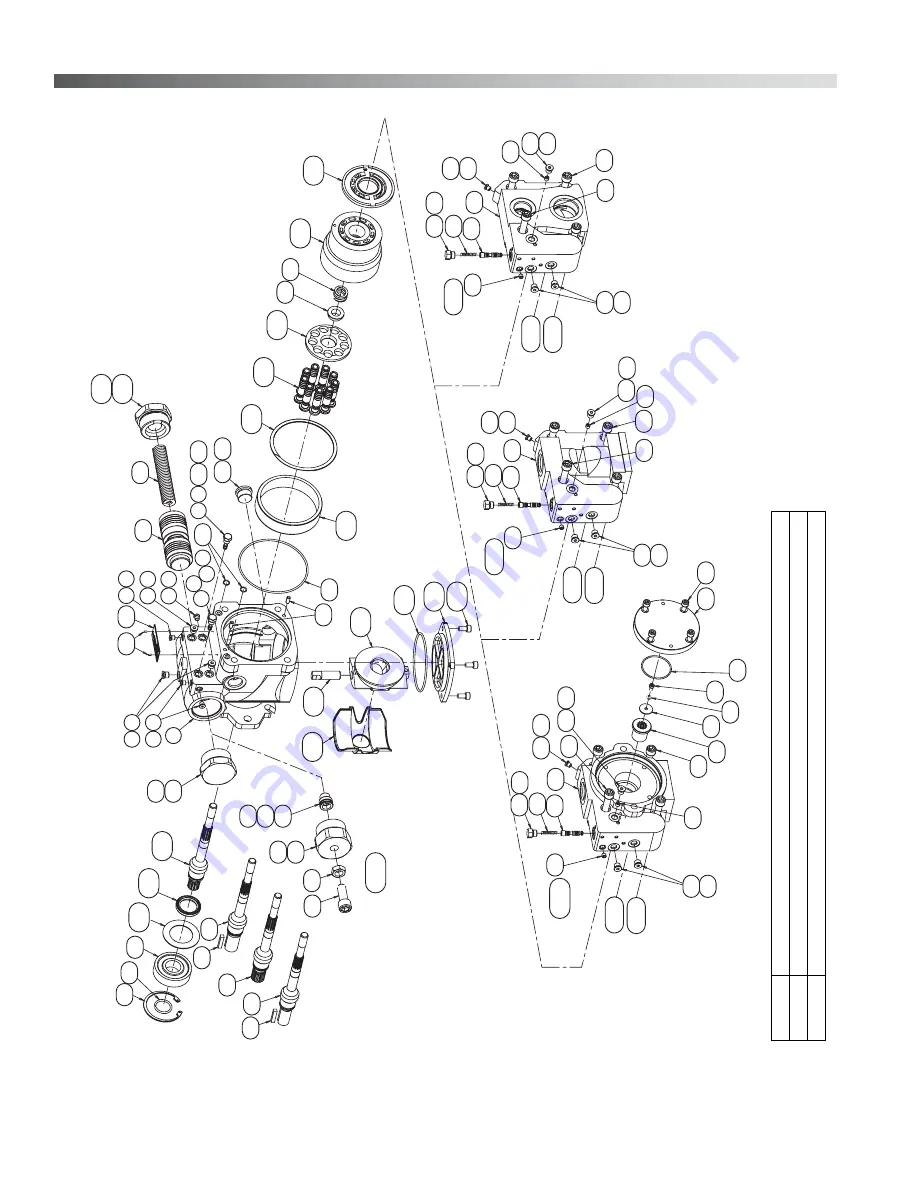 OilGear PVM-011 Service Instructions Manual Download Page 54