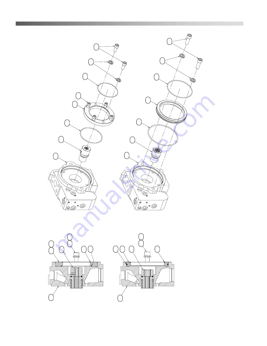 OilGear PVM-011 Service Instructions Manual Download Page 56