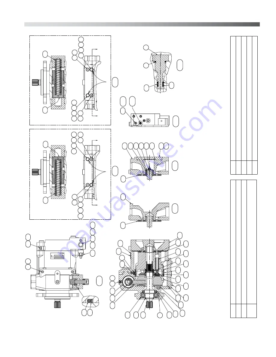 OilGear PVM-011 Service Instructions Manual Download Page 61