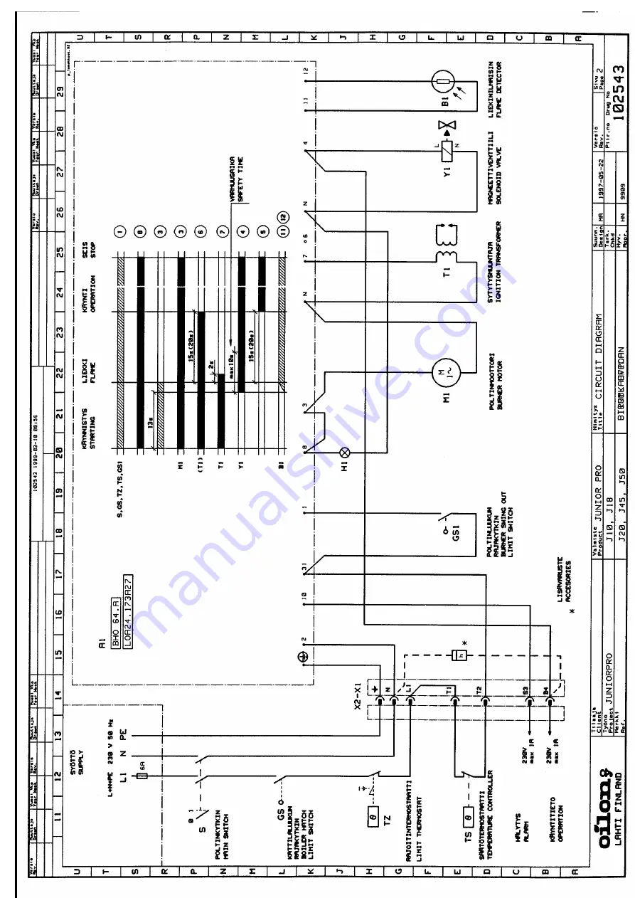 Oilon Junior Pro 1 J10 Operating And Maintenance Instructions Manual Download Page 39