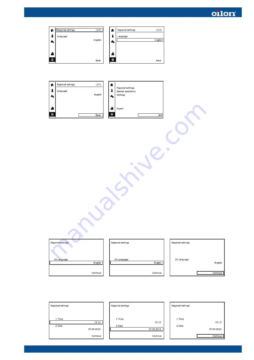 Oilon RE 28 05 Installation And Operation Manual Download Page 27