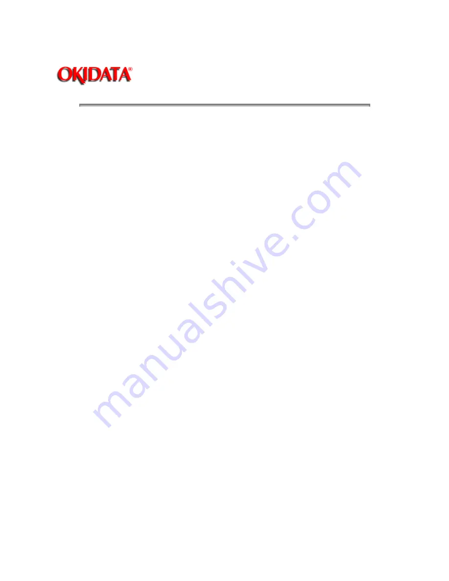 Oki 10i Service Manual Download Page 165