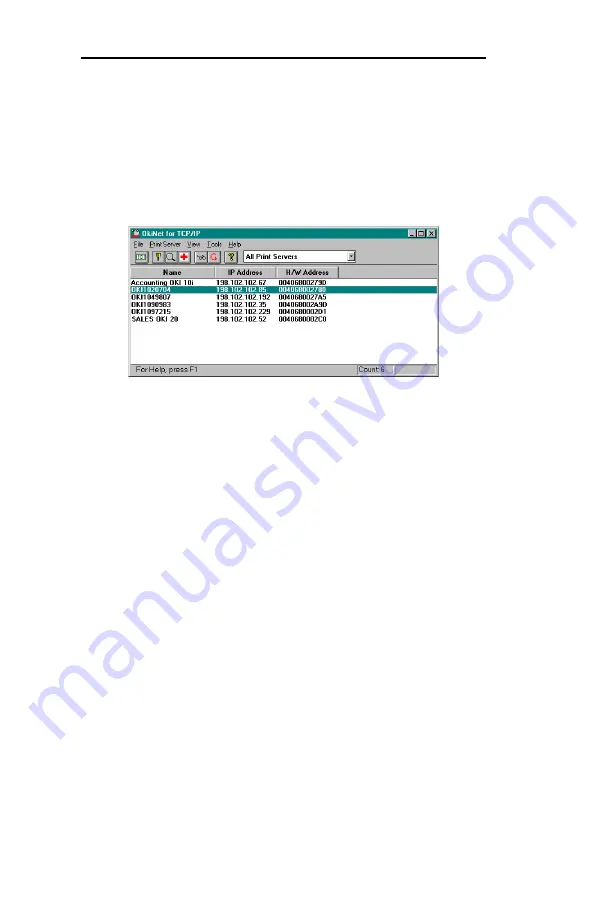 Oki B4200 User Manual Download Page 106