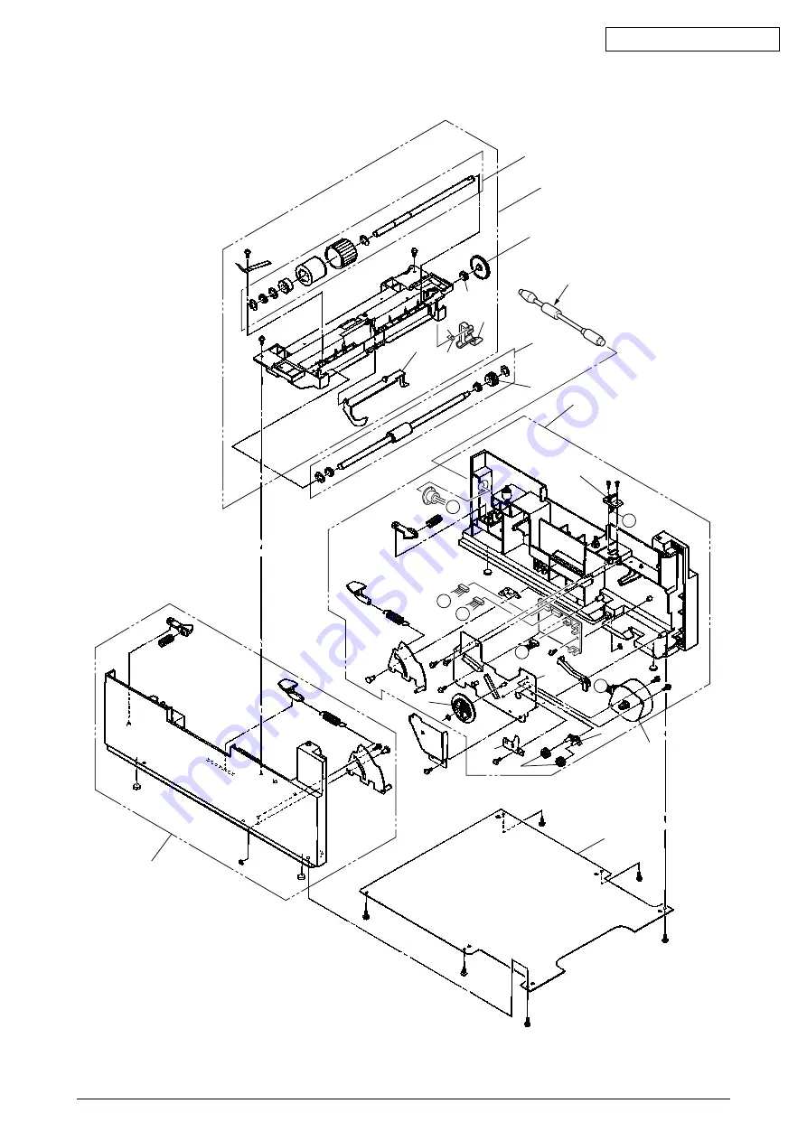 Oki B4500 Series Maintenance Manual Download Page 161