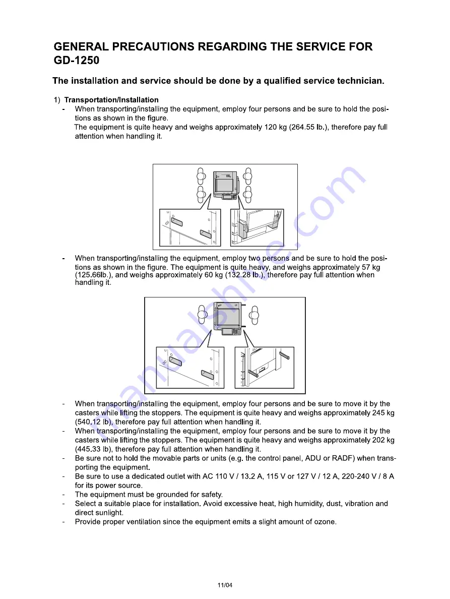 Oki GD-1250 Скачать руководство пользователя страница 3