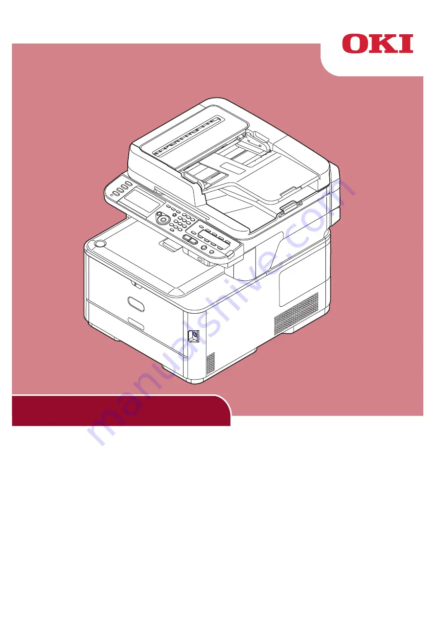 Oki MC352 Startup Manual Download Page 1