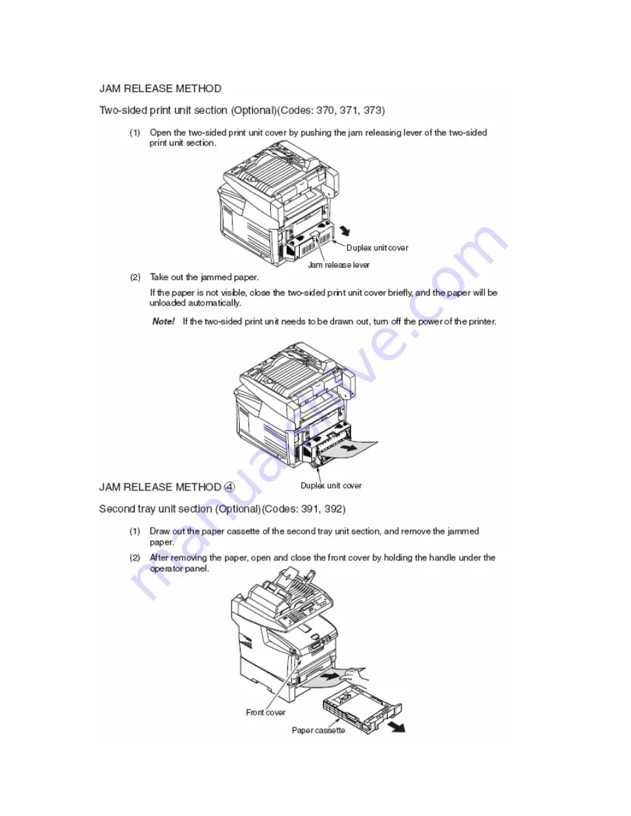 Oki MC560 MFP CX2032 Service & Troubleshooting Manual Download Page 58