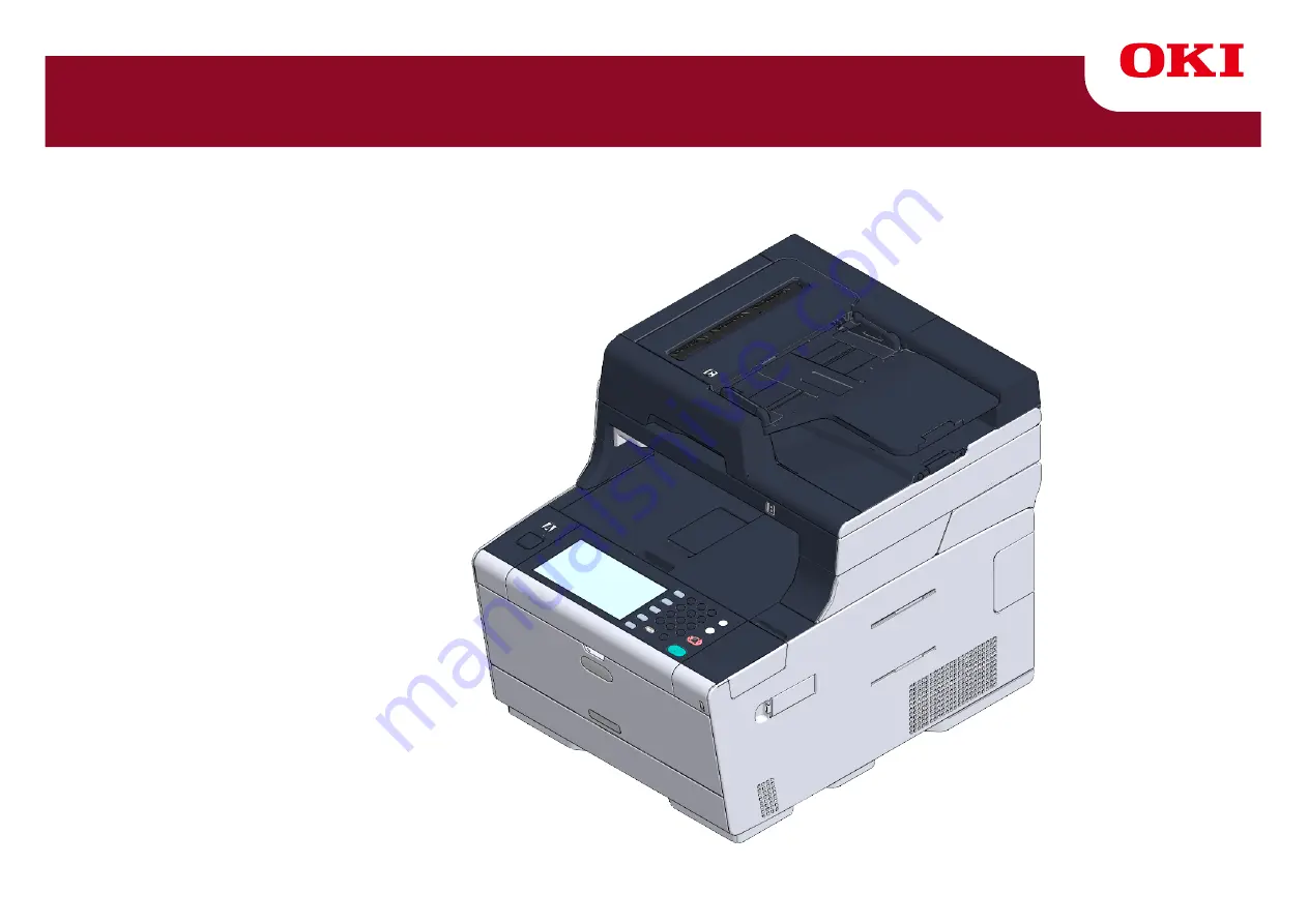 Oki MC573 User Manual Download Page 1