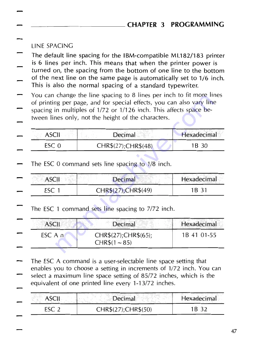 Oki Microline 182 Handbook Download Page 59