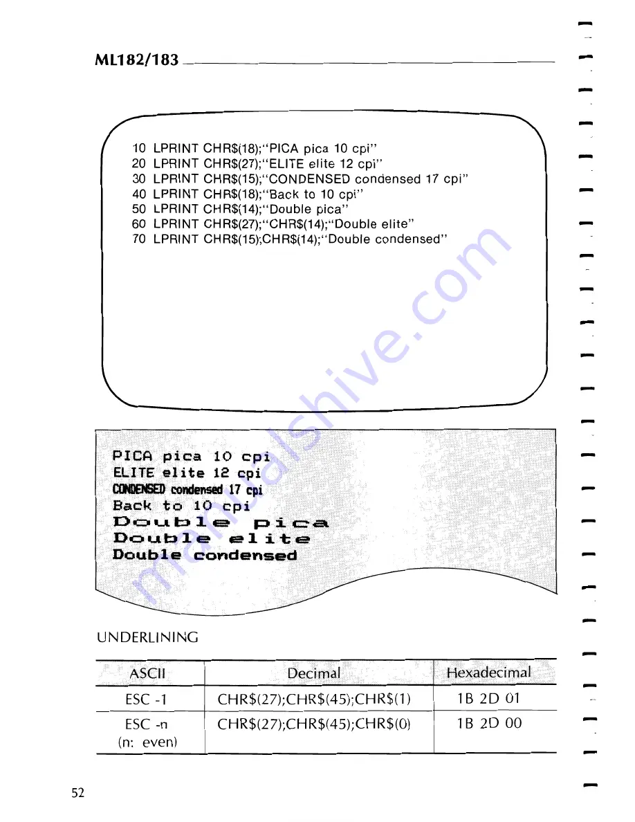 Oki Microline 182 Handbook Download Page 64