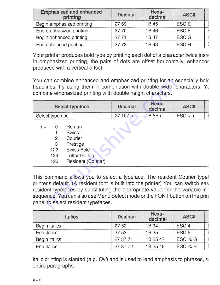 Oki MICROLINE 385 Handbook Download Page 41