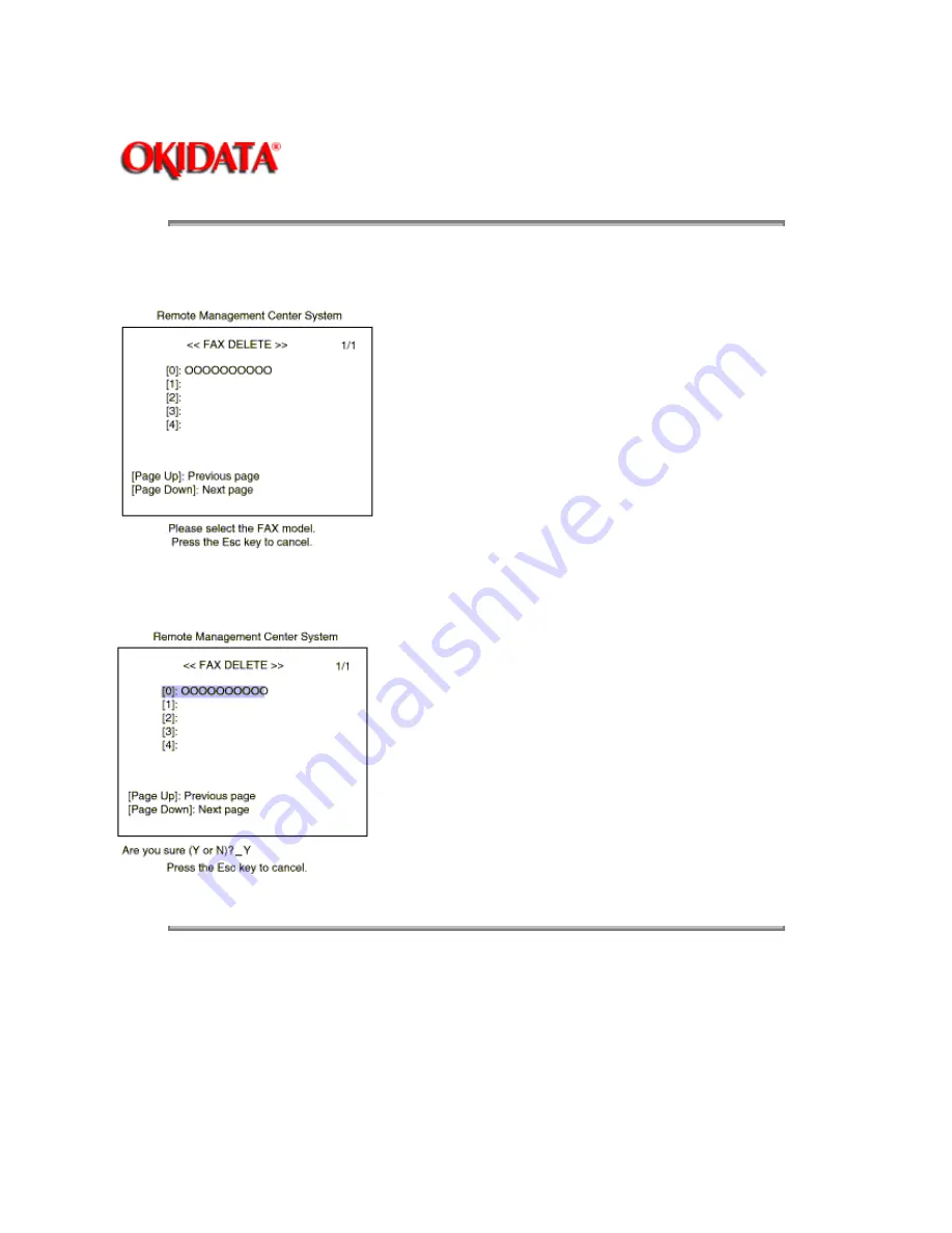 Oki OF5300 Service Manual Download Page 531