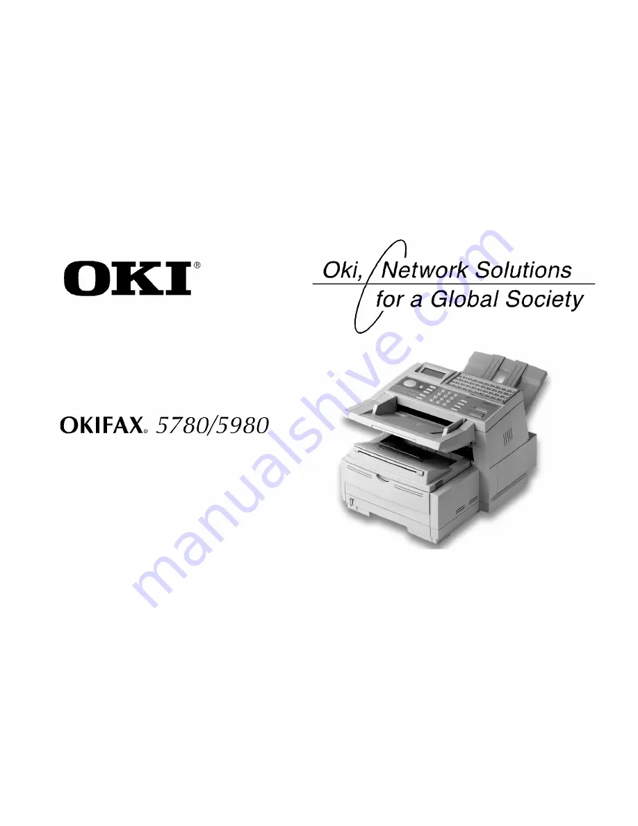 Oki OKIFAX 5780 Options Manual Download Page 1