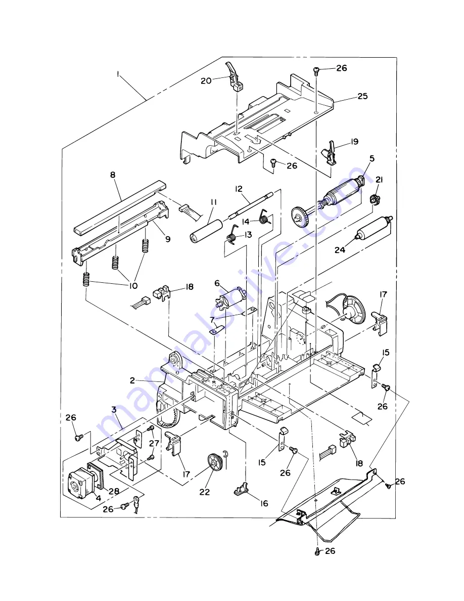 Oki OKIFAX 5950 Maintenance Manual Download Page 525