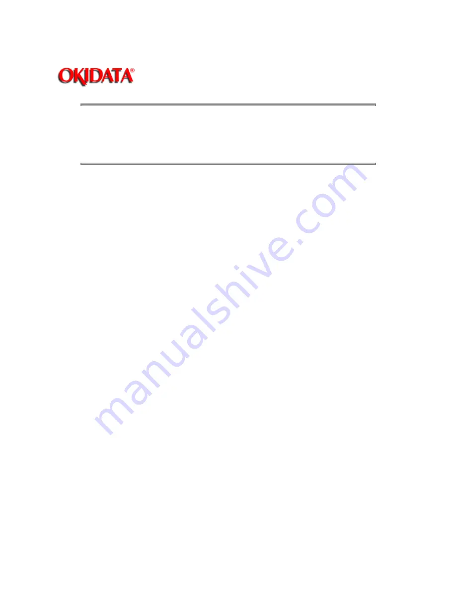 Oki OKIPAGE4w Service Manual Download Page 102