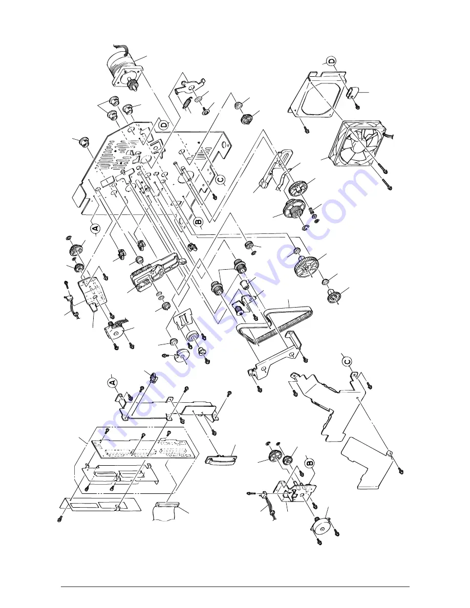 Oki PACEMARK 4410 Service Handbook Download Page 165