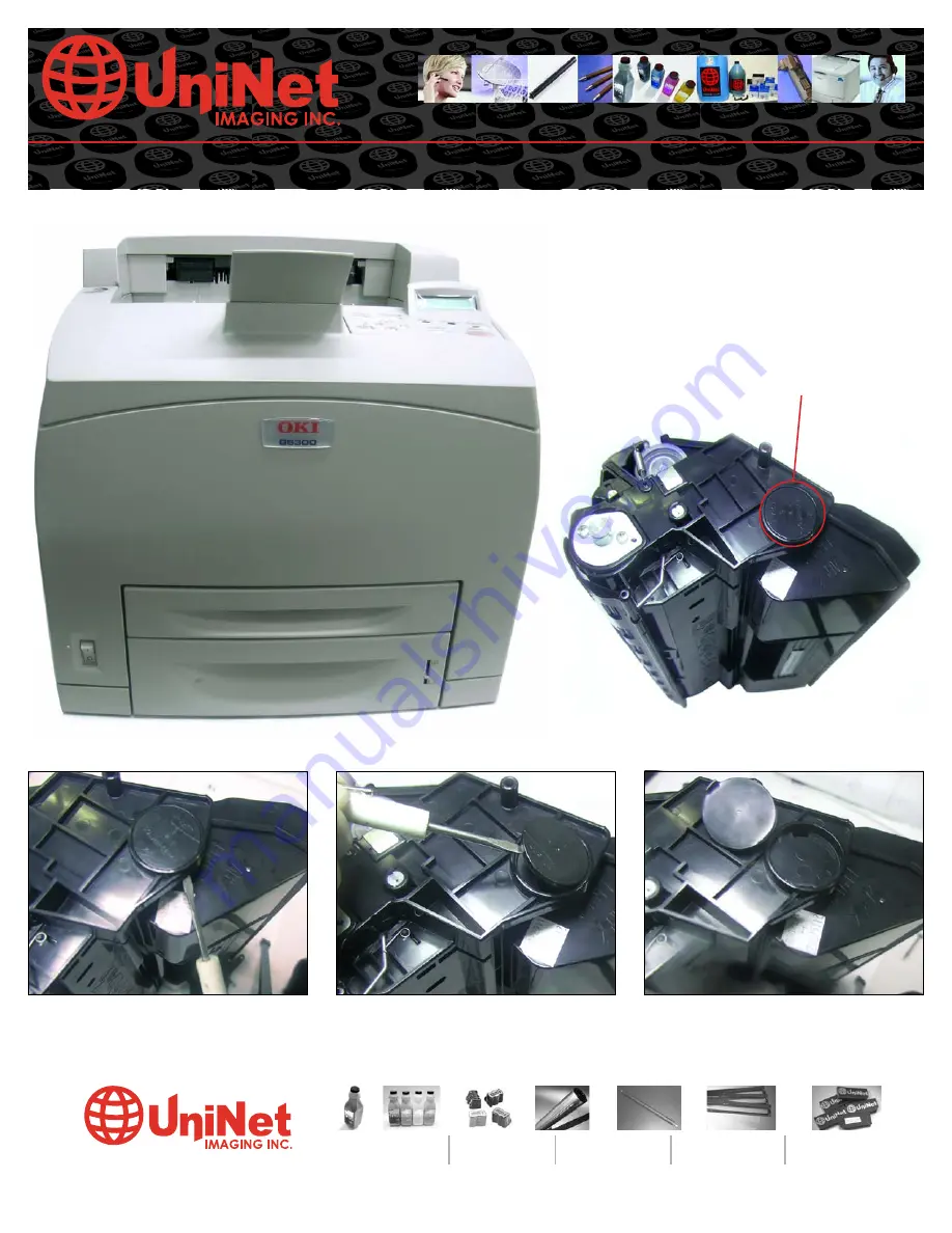 OKIDATA B6300 Remanufacturing Instructions Download Page 1