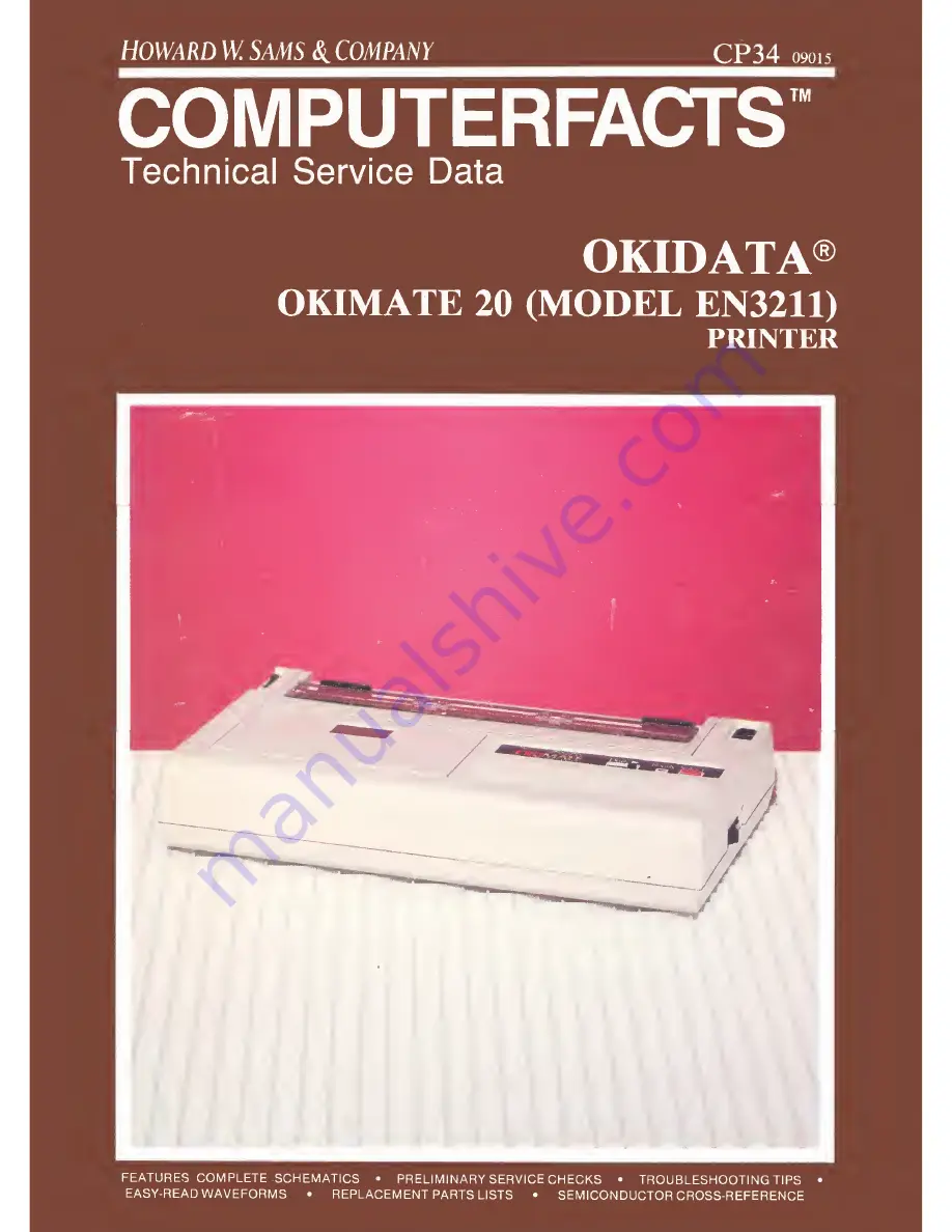 OKIDATA EN3211 Technical Service Data Download Page 1