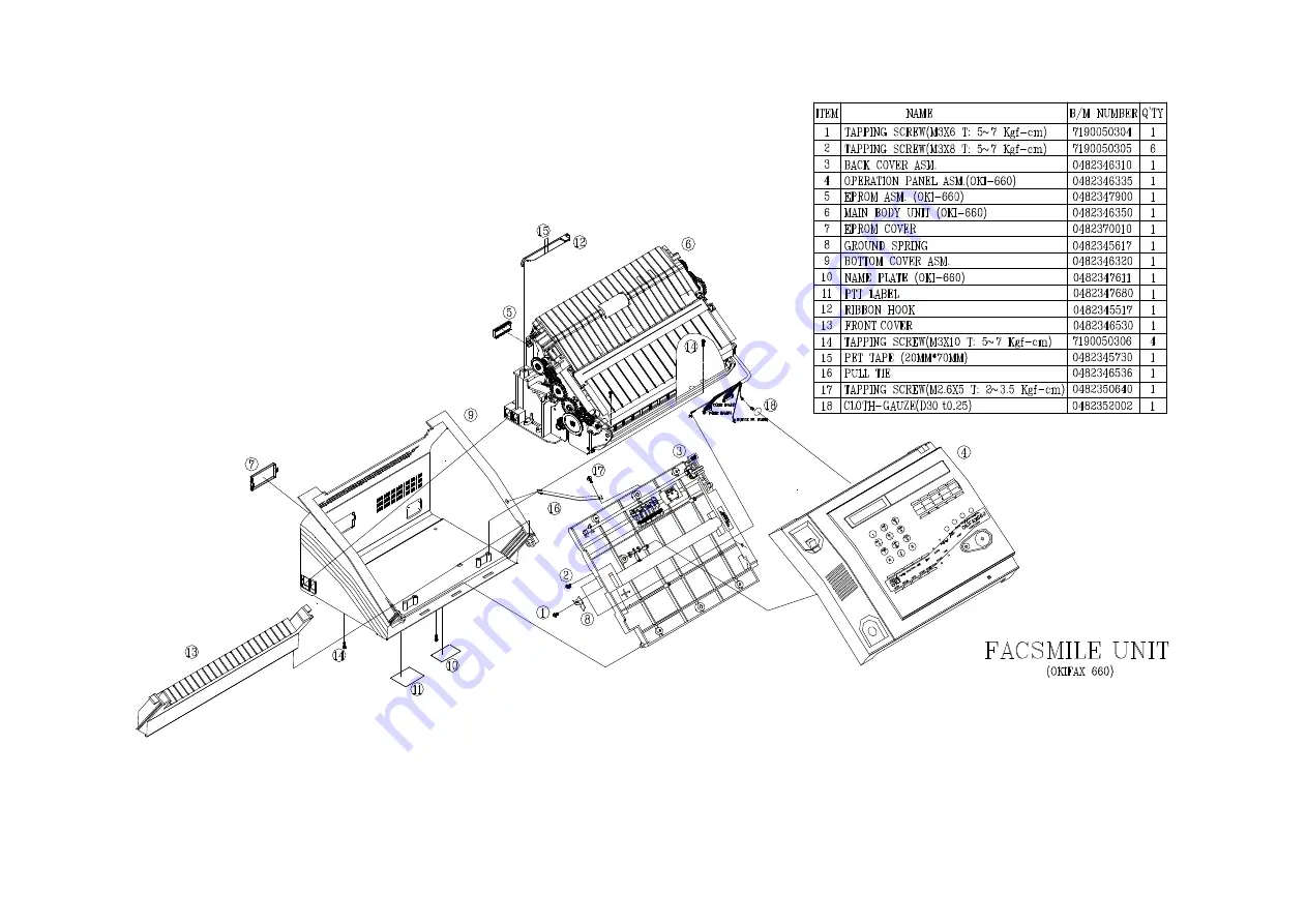 OKIFAX 610 Service Handbook Download Page 98