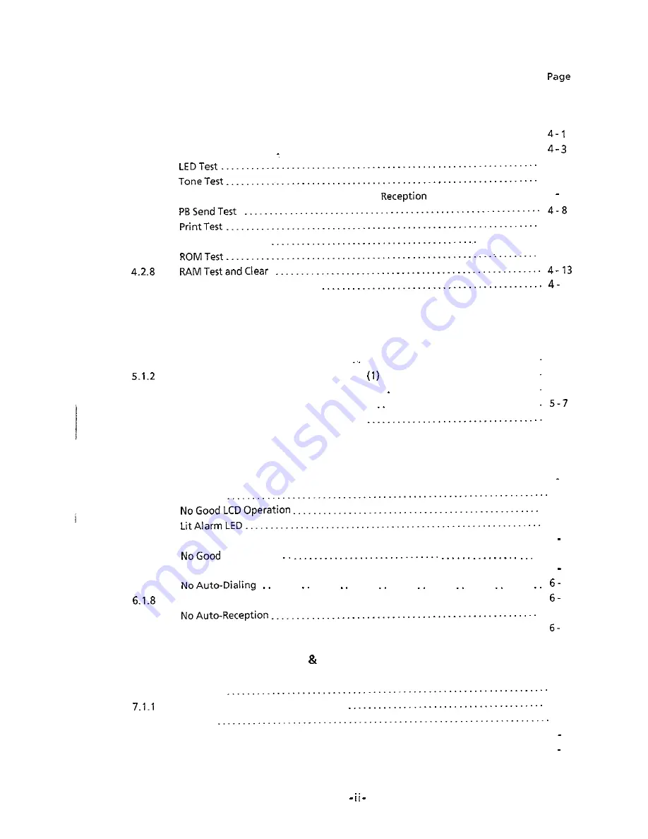 OKIFAX OF-7 Field Service Handbook Download Page 4