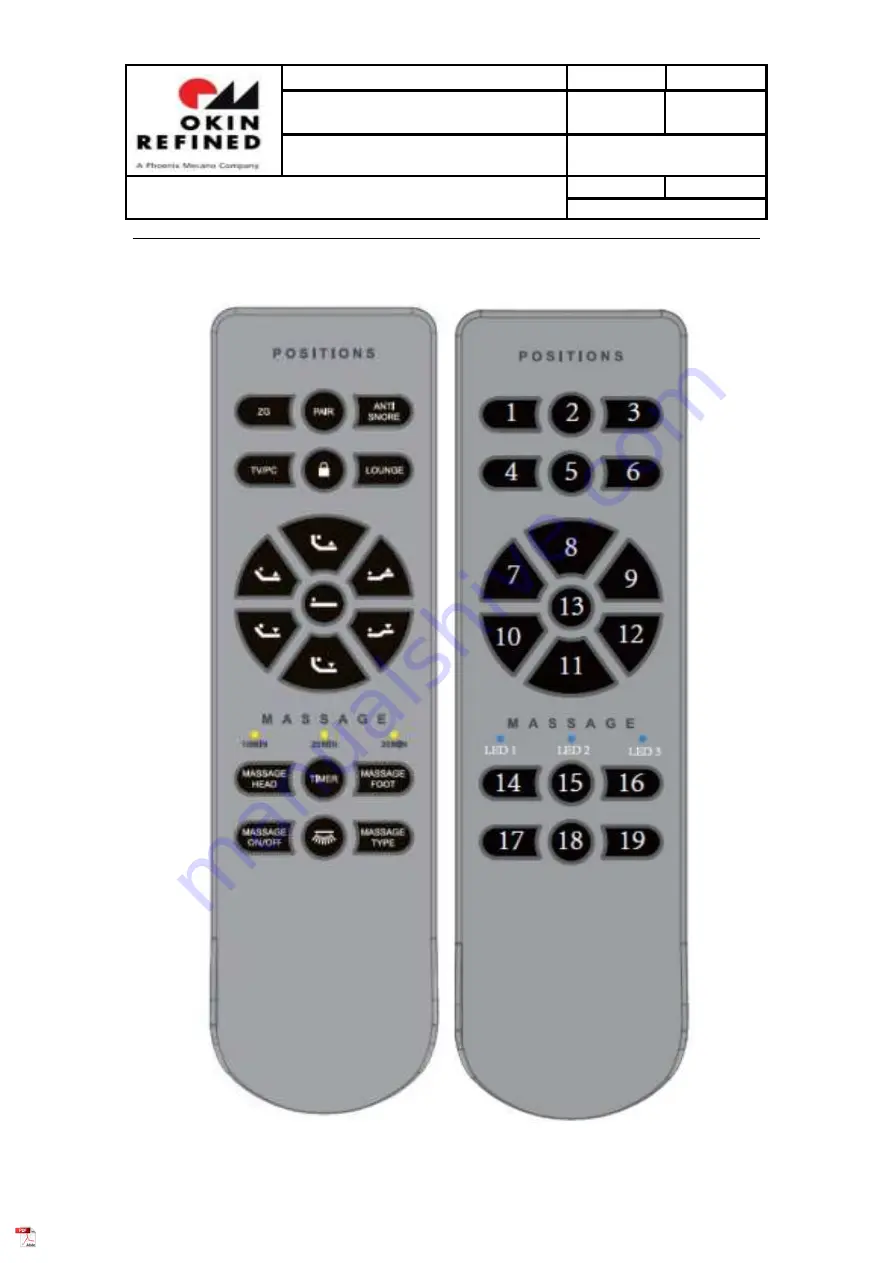 Okin Refined RF5019 Скачать руководство пользователя страница 1