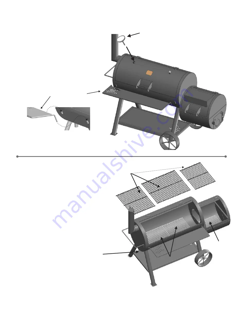 oklahoma joes 13201747-50 Assembly Manual Download Page 18