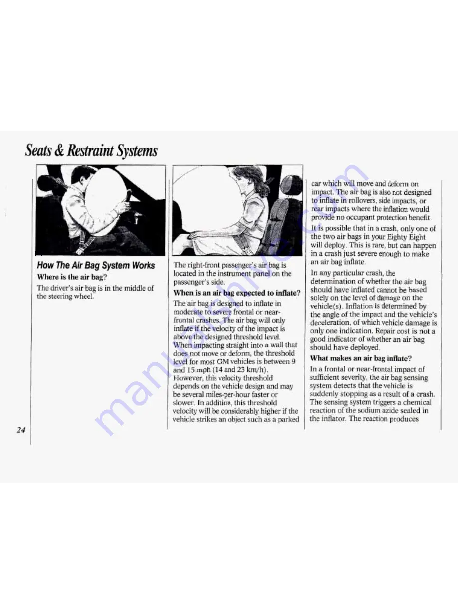 Oldsmobile 1994 88 Owner'S Manual Download Page 26