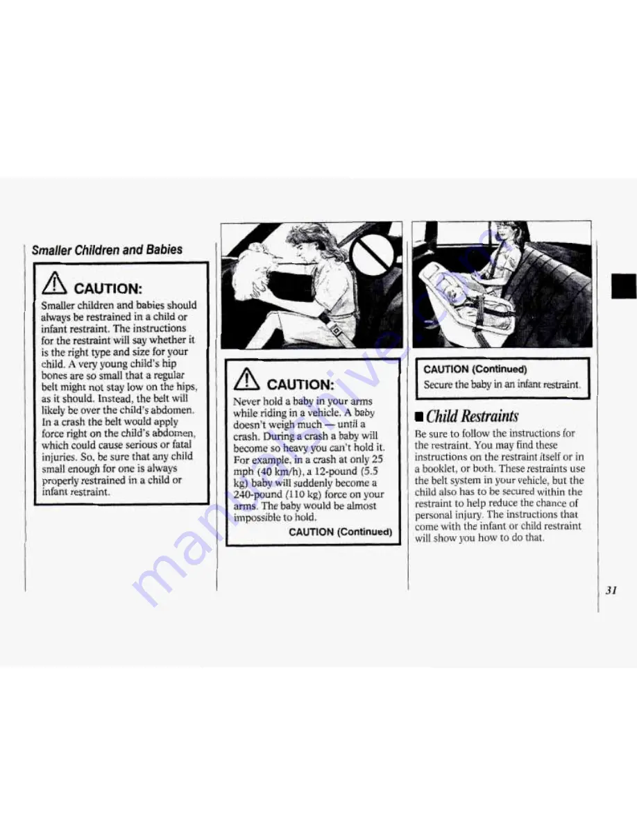 Oldsmobile 1994 88 Owner'S Manual Download Page 33