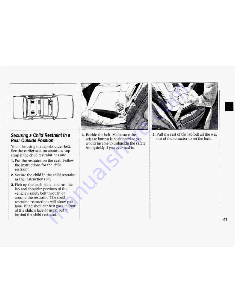 Oldsmobile 1994 88 Owner'S Manual Download Page 35