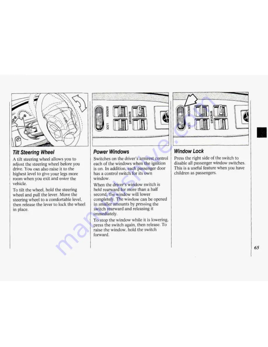 Oldsmobile 1994 88 Owner'S Manual Download Page 67