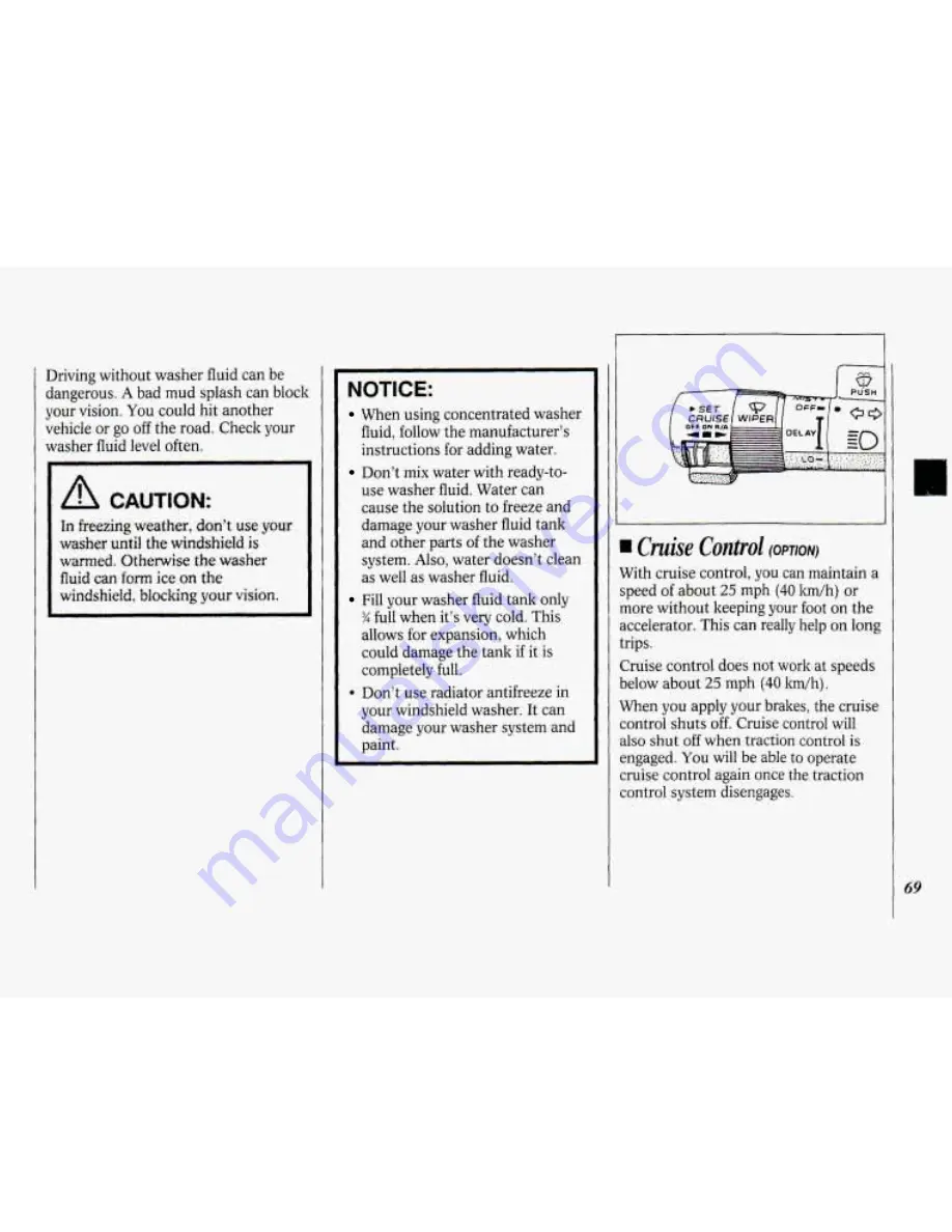 Oldsmobile 1994 88 Owner'S Manual Download Page 71