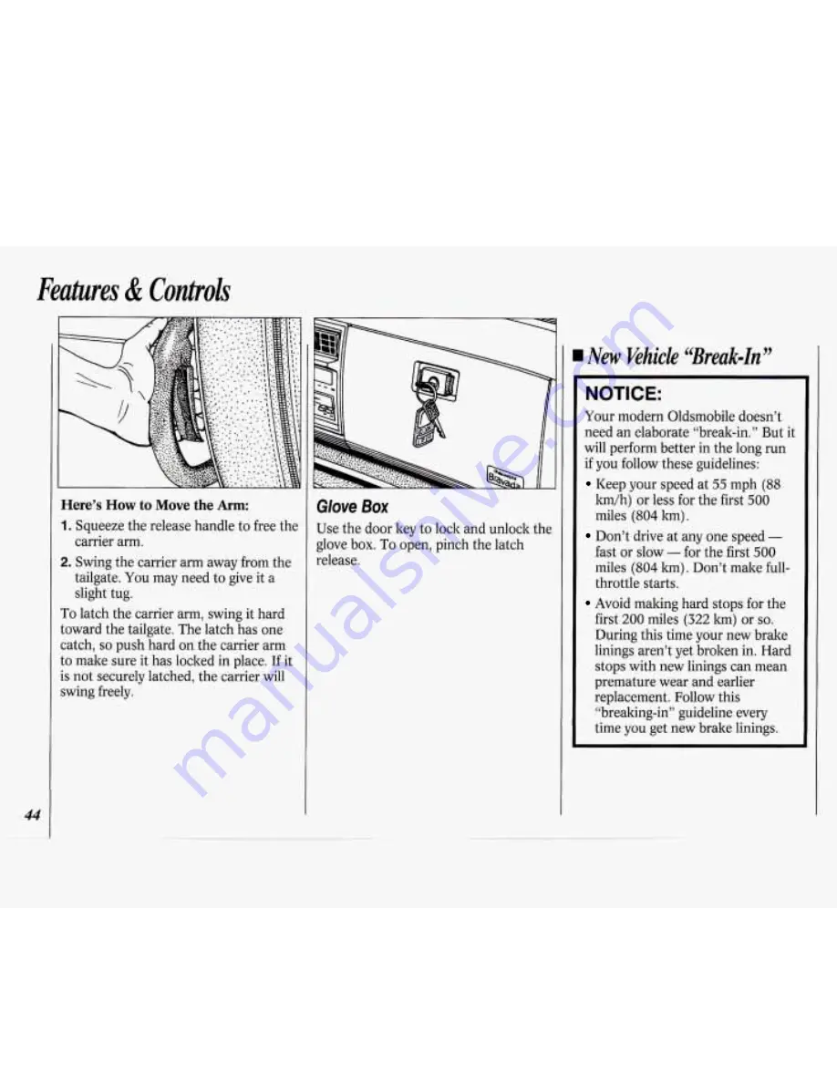 Oldsmobile 1994 Bravada Скачать руководство пользователя страница 50