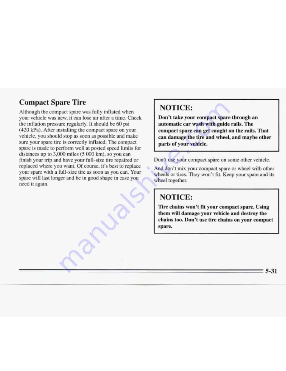 Oldsmobile 1995 Cutlass Supreme Owner'S Manual Download Page 203