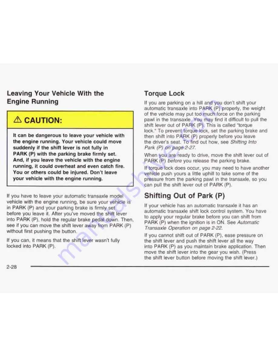 Oldsmobile 2003 Alero Owner'S Manual Download Page 97