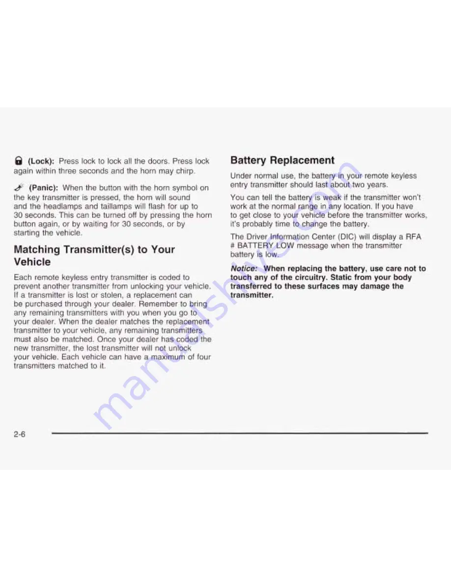 Oldsmobile 2003 Bravada Owner'S Manual Download Page 71