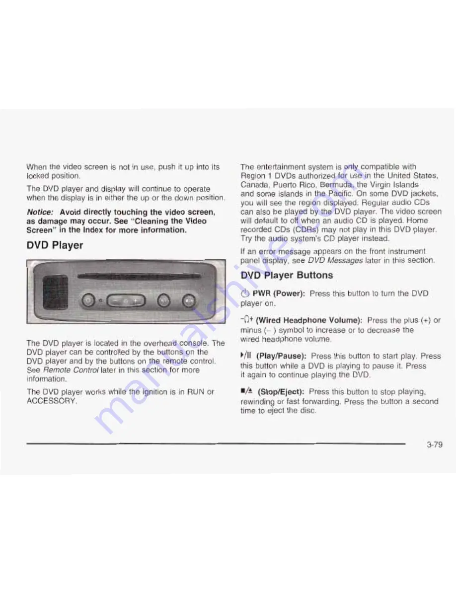 Oldsmobile 2003 Bravada Owner'S Manual Download Page 192