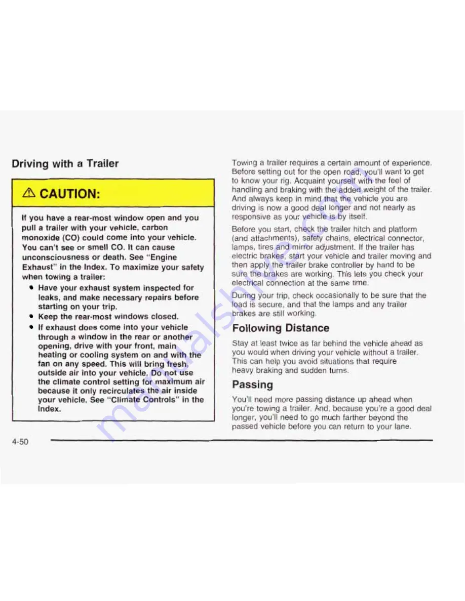 Oldsmobile 2003 Bravada Owner'S Manual Download Page 255