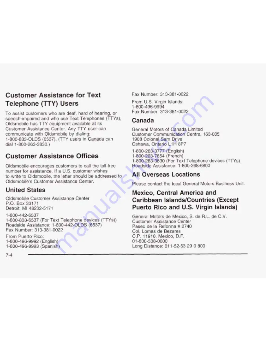 Oldsmobile 2003 Bravada Owner'S Manual Download Page 379