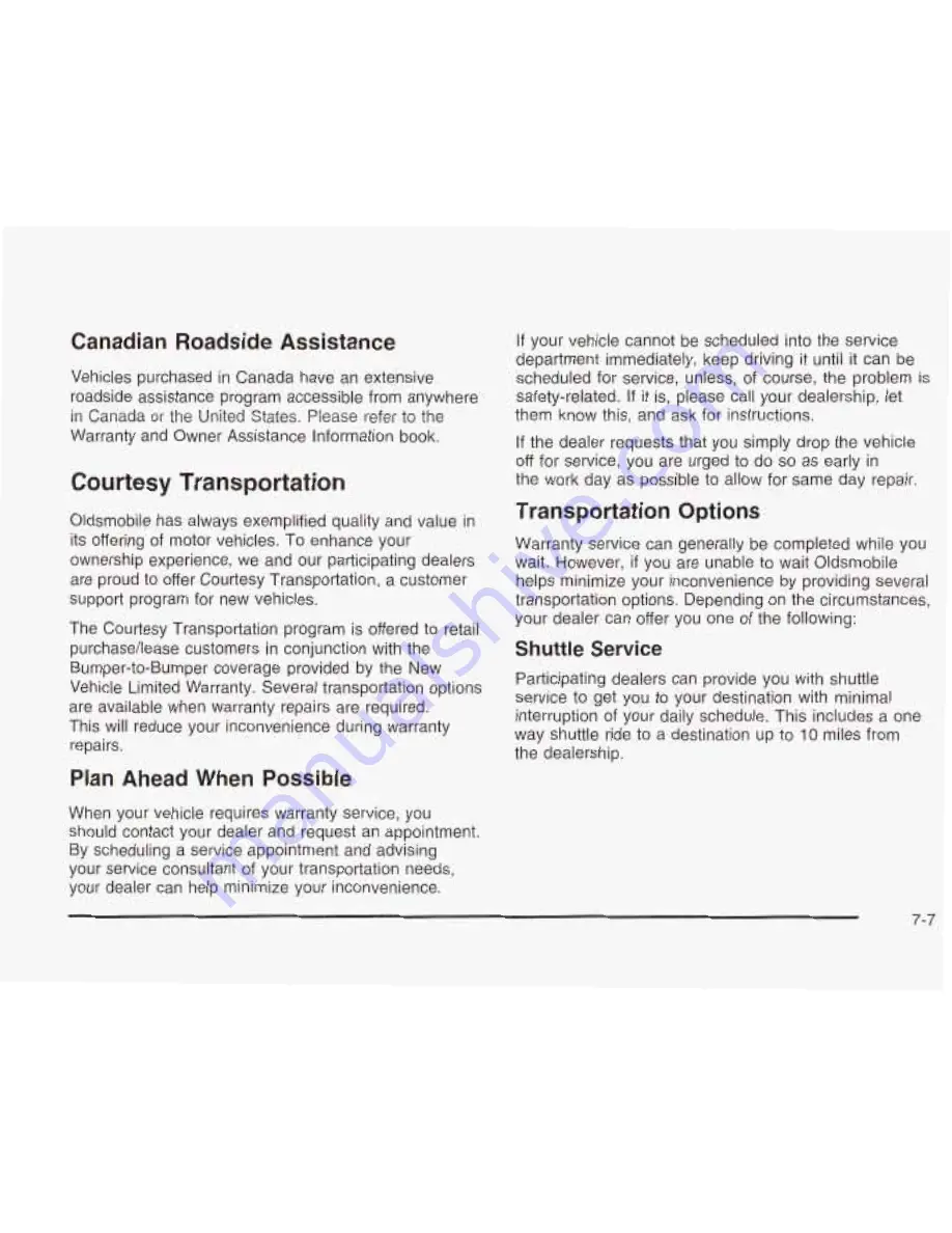 Oldsmobile 2003 Bravada Owner'S Manual Download Page 382