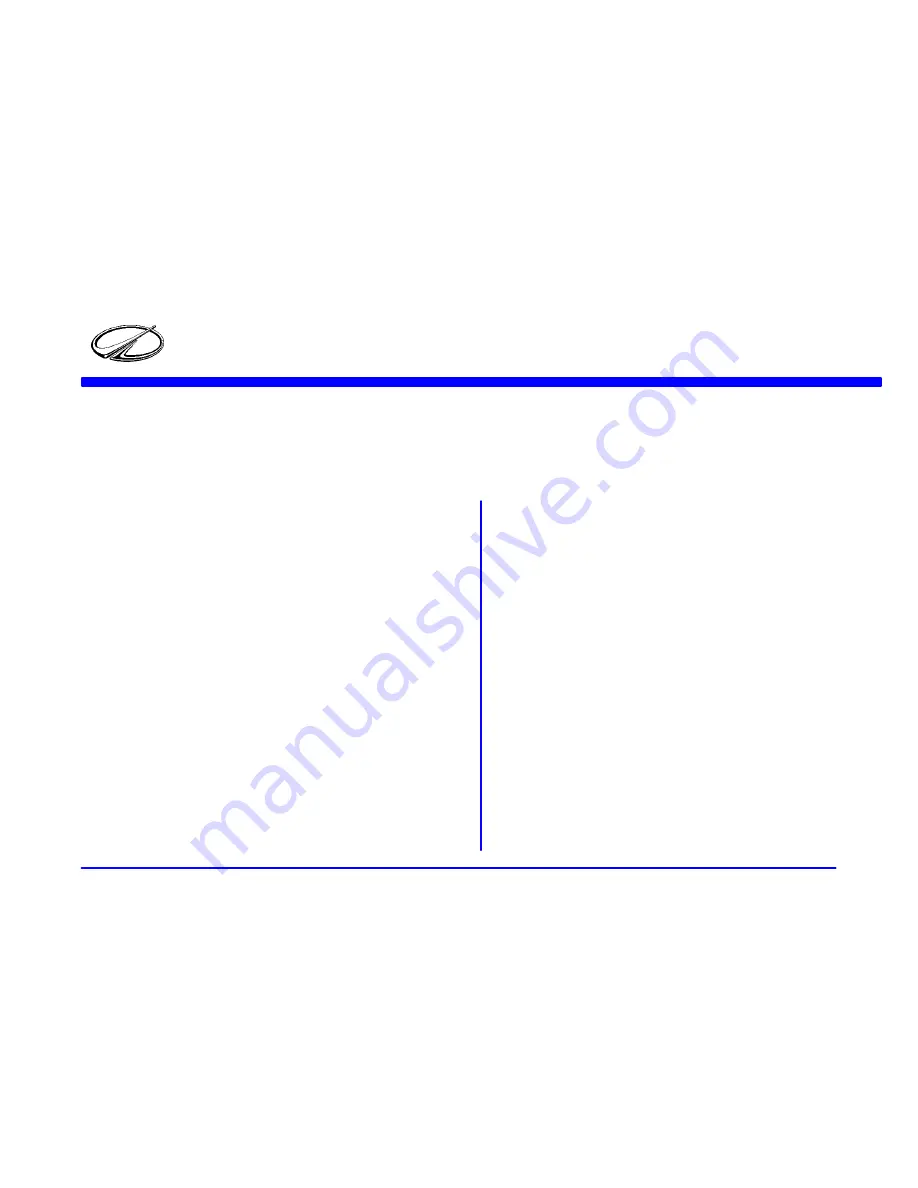 Oldsmobile ALERO 2001 Owner'S Manual Download Page 239