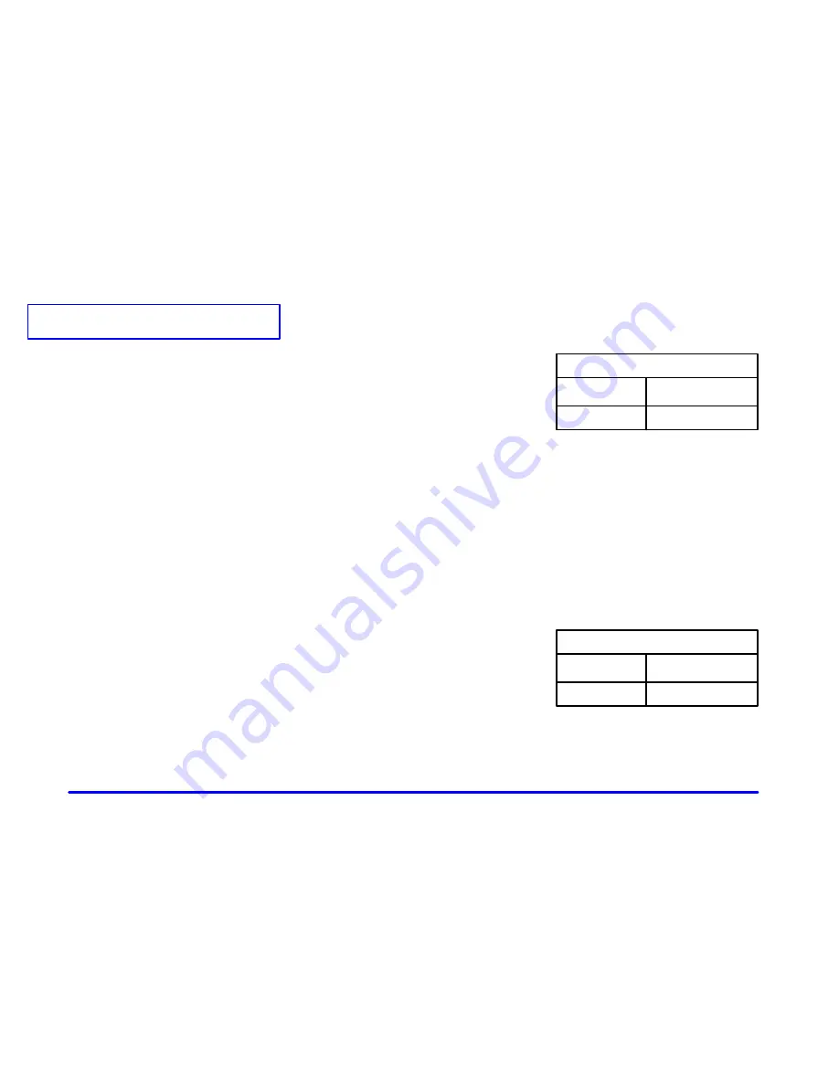 Oldsmobile ALERO 2001 Owner'S Manual Download Page 315