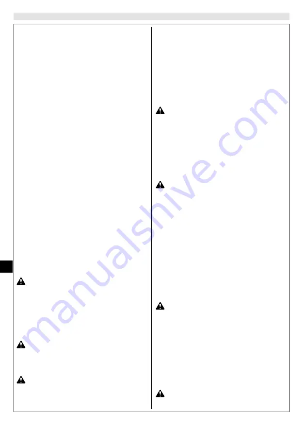 Oleo-Mac GSH 400 Operators Instruction Book Download Page 136