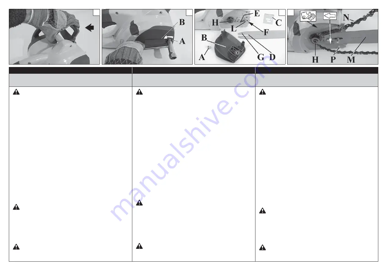 Oleo-Mac OM 2000E Operators Instruction Book Download Page 24