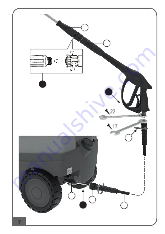 Oleo-Mac PW 250 HC Скачать руководство пользователя страница 10